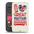 Дизайнерский пластиковый чехол для HTC Desire 200 British love