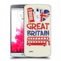 Дизайнерский пластиковый чехол для LG G3 (Dual-LTE) British love