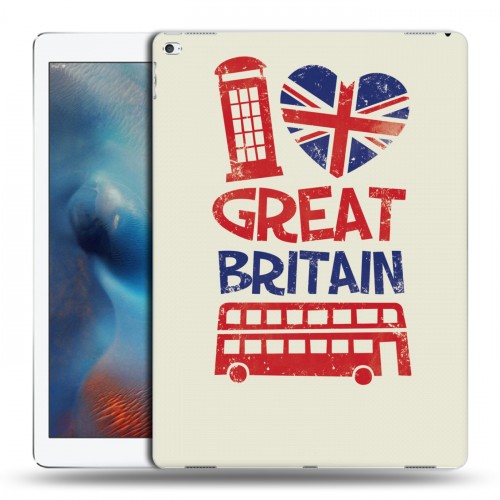 Дизайнерский пластиковый чехол для Ipad Pro British love