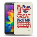 Дизайнерский силиконовый чехол для Samsung GALAXY Tab 4 7.0 British love
