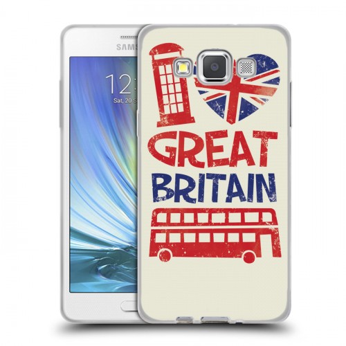 Дизайнерский пластиковый чехол для Samsung Galaxy A5 British love