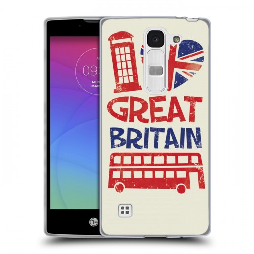 Дизайнерский силиконовый чехол для LG Spirit British love