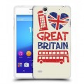 Дизайнерский пластиковый чехол для Sony Xperia C4 British love