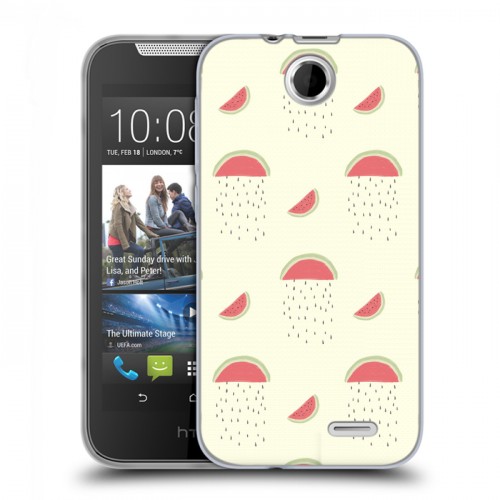Дизайнерский силиконовый чехол для HTC Desire 310 Пастельный стиль