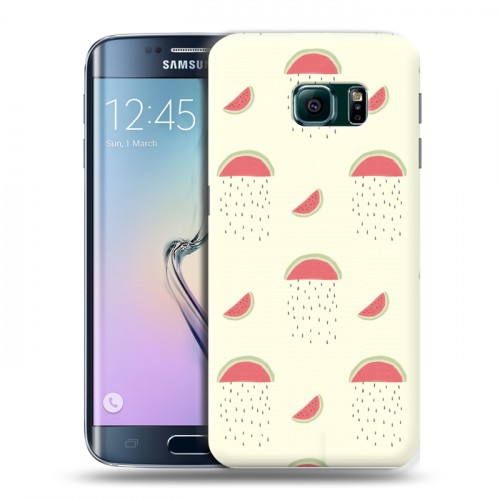 Дизайнерский пластиковый чехол для Samsung Galaxy S6 Edge Пастельный стиль