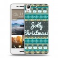 Дизайнерский пластиковый чехол для HTC Desire 728 Рождественный ацтек