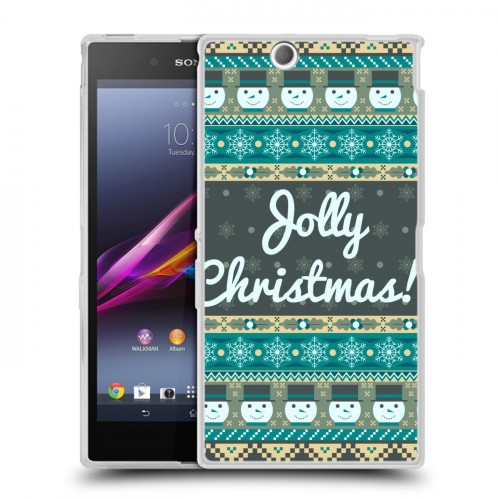 Дизайнерский пластиковый чехол для Sony Xperia Z Ultra  Рождественный ацтек