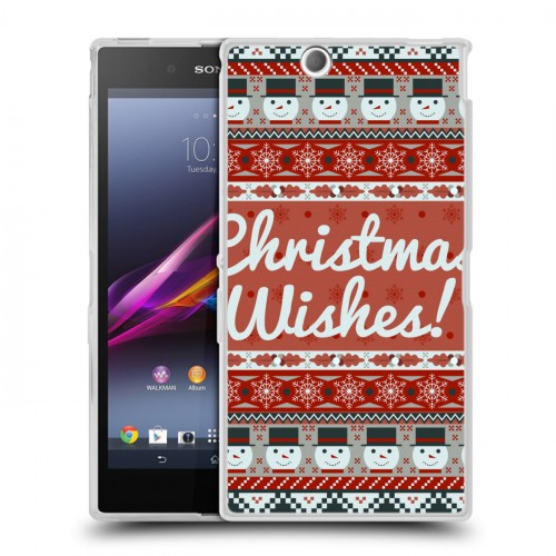 Дизайнерский пластиковый чехол для Sony Xperia Z Ultra  Рождественный ацтек