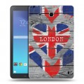 Дизайнерский силиконовый чехол для Samsung Galaxy Tab E 9.6 British love
