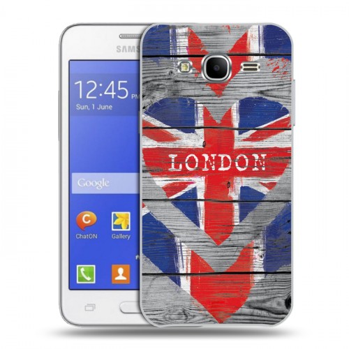 Дизайнерский пластиковый чехол для Samsung Galaxy J7 British love