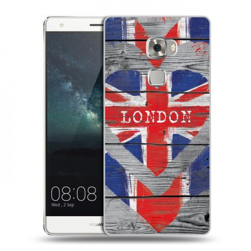 Дизайнерский пластиковый чехол для Huawei Mate S British love