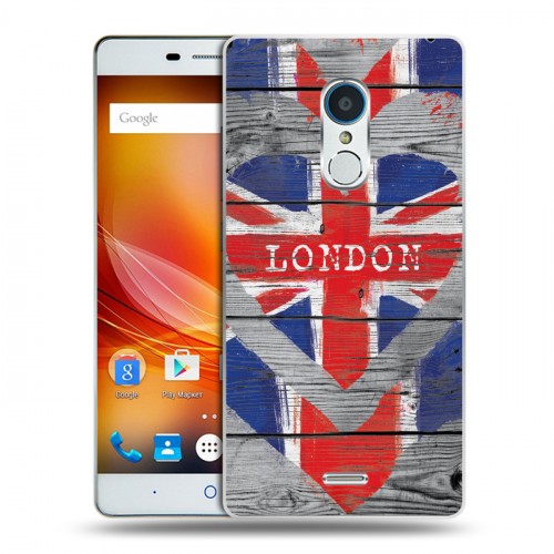 Дизайнерский пластиковый чехол для ZTE Blade X9 British love