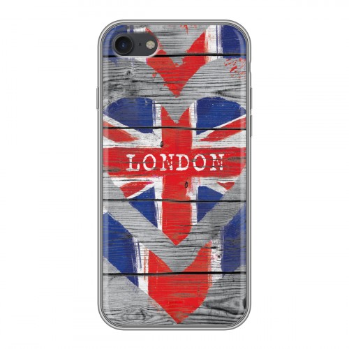 Дизайнерский силиконовый с усиленными углами чехол для Iphone 7 British love