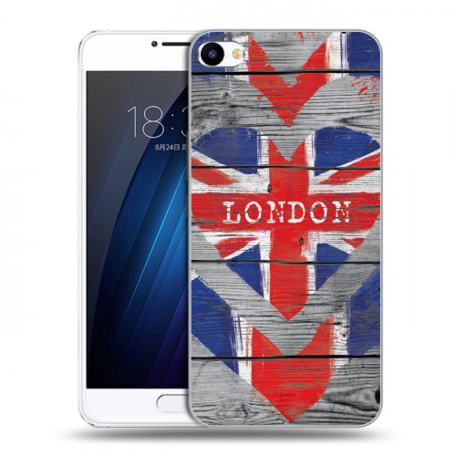 Дизайнерский пластиковый чехол для Meizu U20 British love