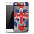 Дизайнерский пластиковый чехол для ZTE Nubia N1 British love