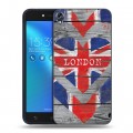 Дизайнерский силиконовый чехол для Asus ZenFone Live British love