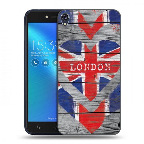 Дизайнерский силиконовый чехол для Asus ZenFone Live British love