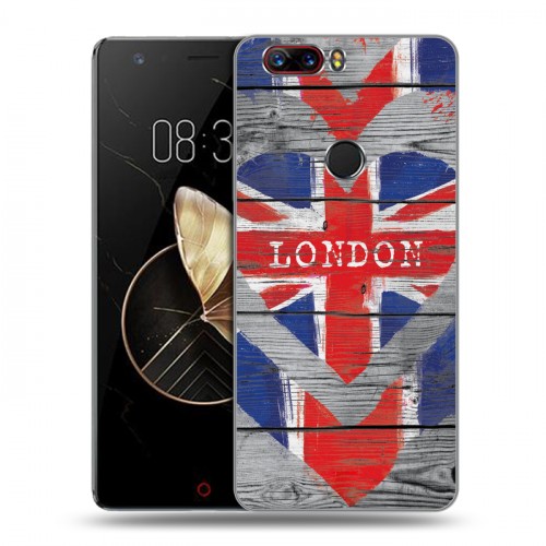 Дизайнерский пластиковый чехол для ZTE Nubia Z17 British love