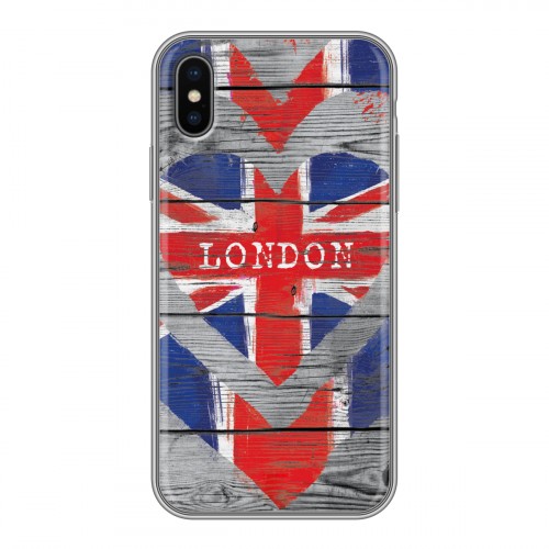 Дизайнерский силиконовый чехол для Iphone x10 British love