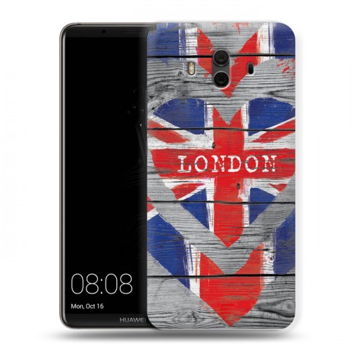 Дизайнерский пластиковый чехол для Huawei Mate 10 British love