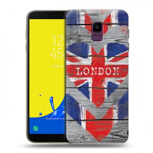 Дизайнерский пластиковый чехол для Samsung Galaxy J6 British love