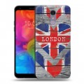 Дизайнерский пластиковый чехол для LG Q7 British love