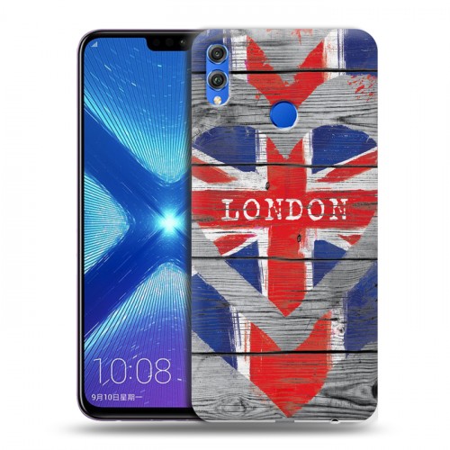 Дизайнерский силиконовый чехол для Huawei Honor 8X British love