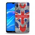 Дизайнерский пластиковый чехол для Huawei Y6 (2019) British love