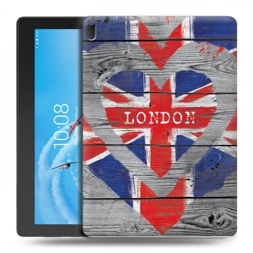 Дизайнерский силиконовый чехол для Lenovo Tab E10 British love