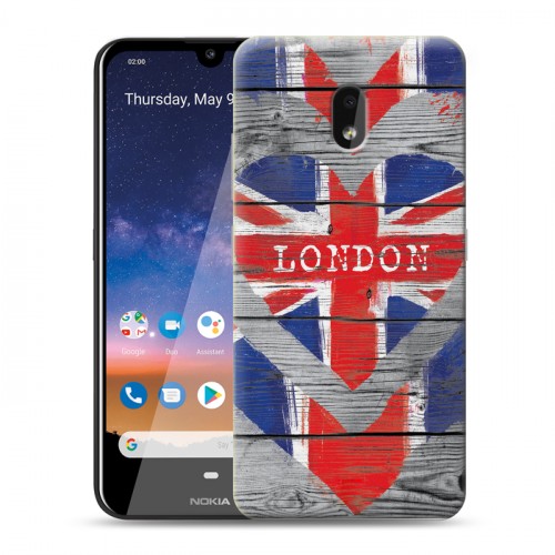 Дизайнерский пластиковый чехол для Nokia 2.2 British love