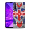 Дизайнерский силиконовый чехол для Realme 5 British love