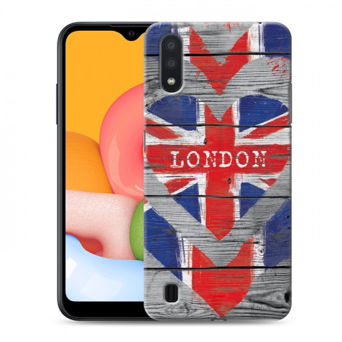 Дизайнерский силиконовый чехол для Samsung Galaxy M01 British love