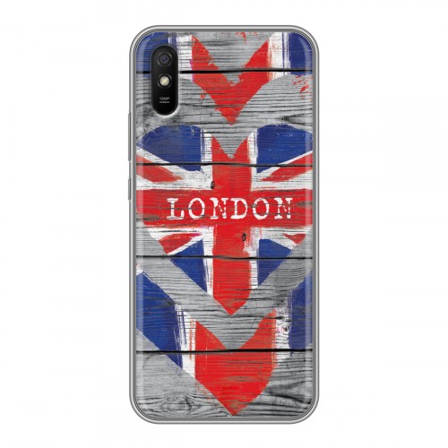 Дизайнерский силиконовый чехол для Xiaomi RedMi 9A British love