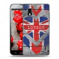 Дизайнерский пластиковый чехол для LG Optimus G British love