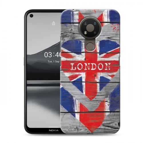 Дизайнерский силиконовый чехол для Nokia 3.4 British love