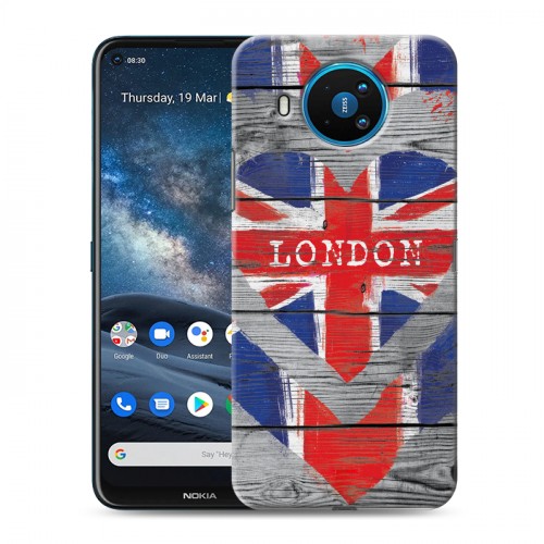 Дизайнерский силиконовый чехол для Nokia 8.3 British love