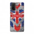 Дизайнерский пластиковый чехол для Huawei Honor 10X Lite British love