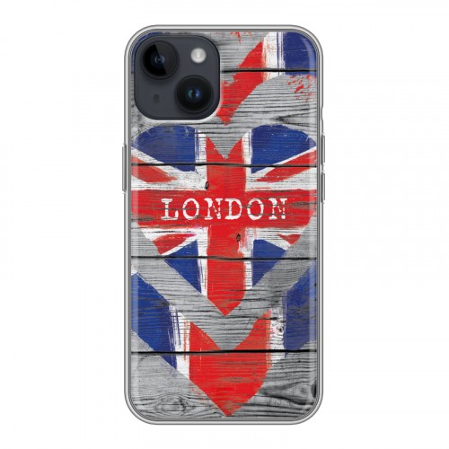 Дизайнерский пластиковый чехол для Iphone 14 British love