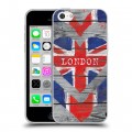 Дизайнерский пластиковый чехол для Iphone 5c British love