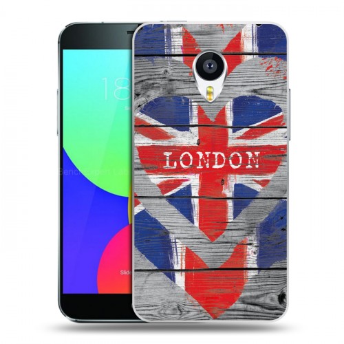 Дизайнерский пластиковый чехол для Meizu MX4 British love