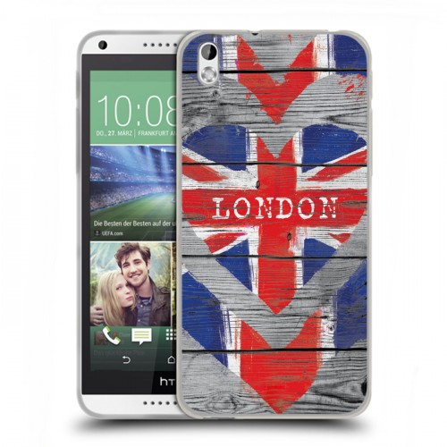 Дизайнерский пластиковый чехол для HTC Desire 816 British love