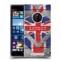 Дизайнерский пластиковый чехол для Nokia Lumia 830 British love