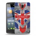 Дизайнерский пластиковый чехол для Acer Liquid E3 British love