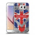Дизайнерский пластиковый чехол для Samsung Galaxy S6 British love