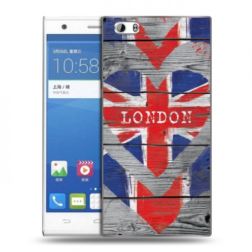 Дизайнерский пластиковый чехол для ZTE Star 1 British love