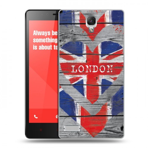 Дизайнерский силиконовый чехол для Xiaomi RedMi Note British love