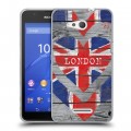 Дизайнерский пластиковый чехол для Sony Xperia E4g British love