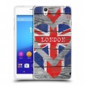 Дизайнерский пластиковый чехол для Sony Xperia C4 British love