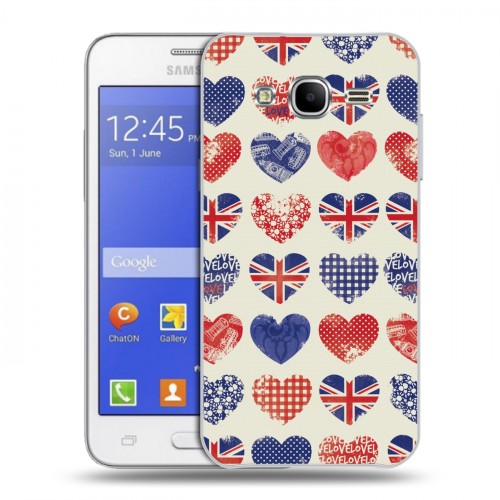 Дизайнерский силиконовый чехол для Samsung Galaxy J7 British love