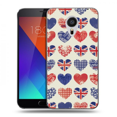 Дизайнерский пластиковый чехол для Meizu MX5 British love